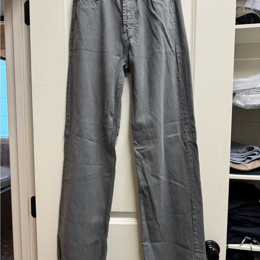 Zara Women's Straight Gray Jeans